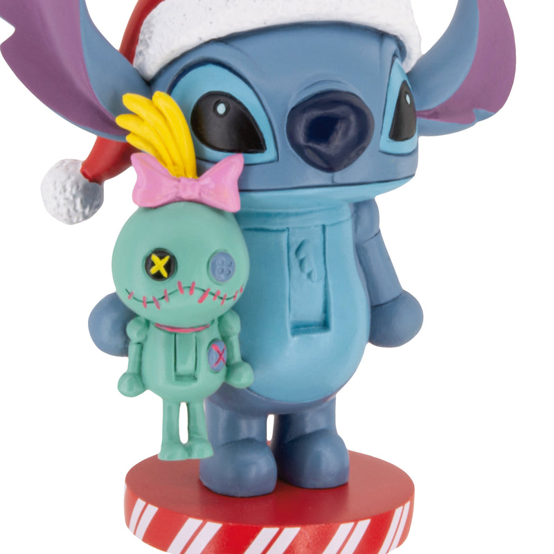 Collectable Nutcracker Ornament - Disney Lilo & Stich, Stitch & Scrump Design