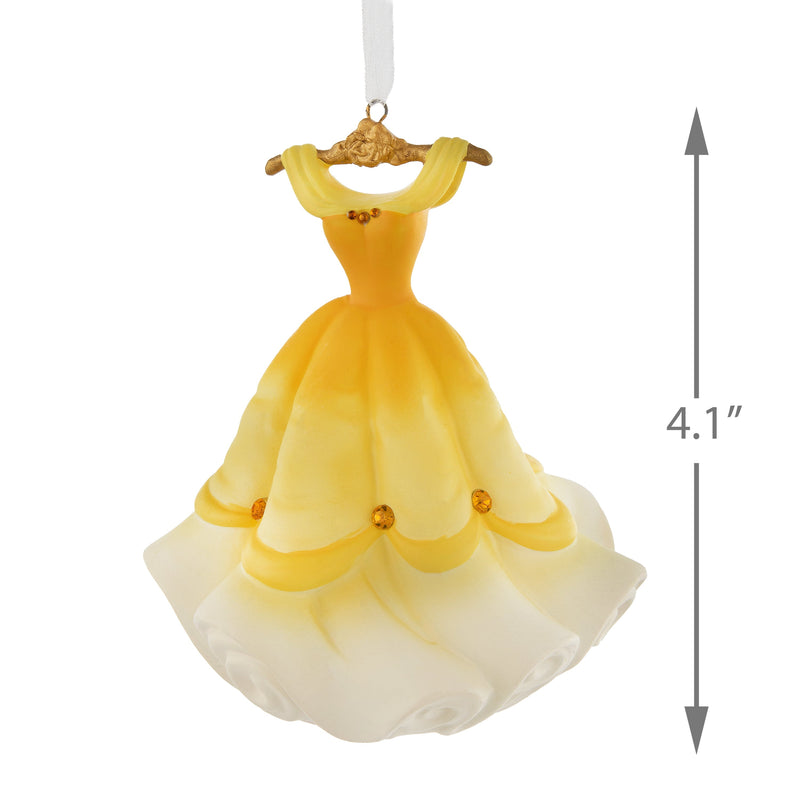 Collectable Signature Ornament - Belle's Yellow Dress & Gift Box