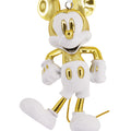 Signature Ceramic Disney Ornament - White & Gold Mickey Mouse Design