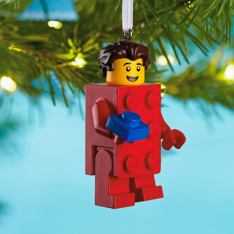 Keepsake LEGO® Ornament - Brick Suit Boy Minifigure Design