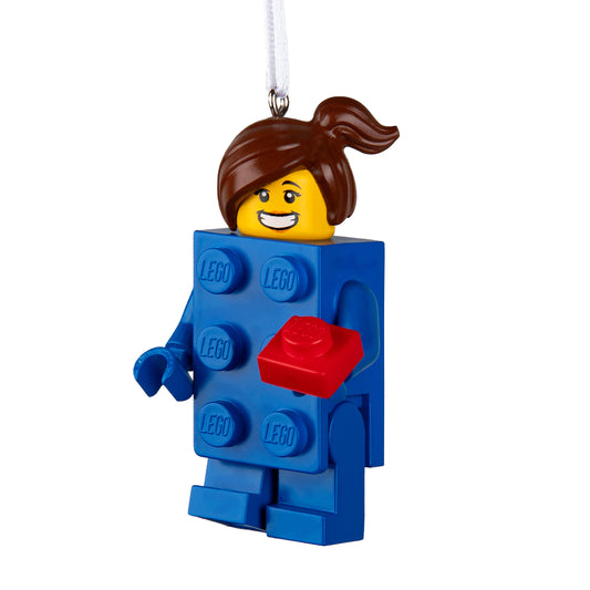 Keepsake LEGO® Ornament - Brick Suit Girl Minifigure Design