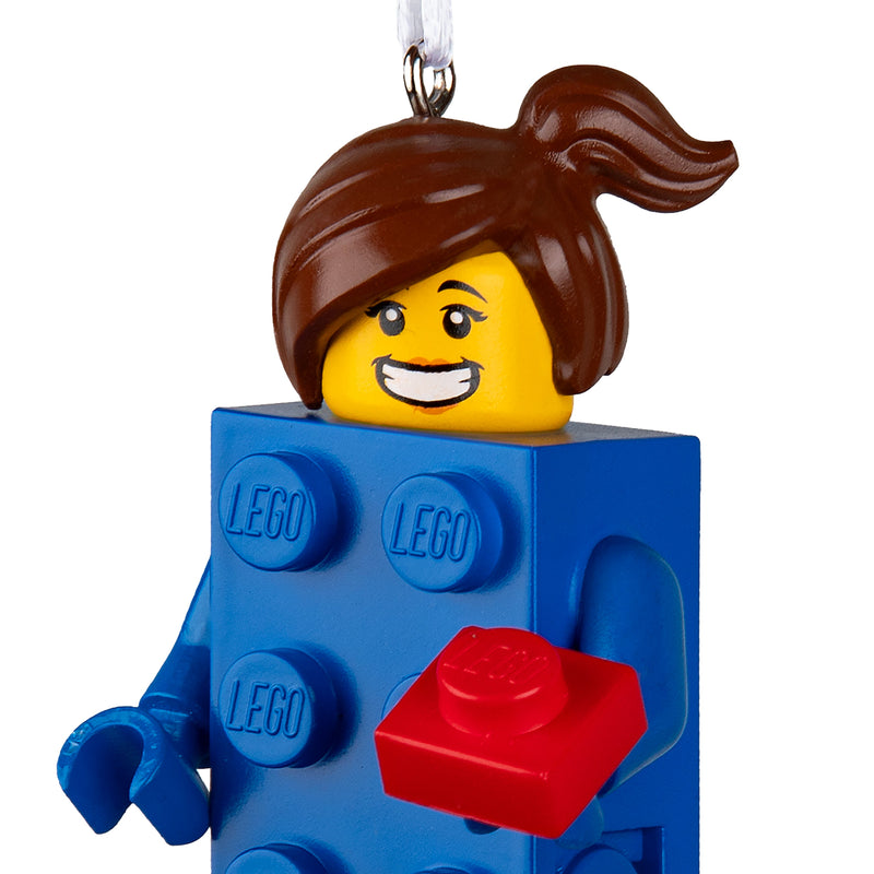 Keepsake LEGO® Ornament - Brick Suit Girl Minifigure Design