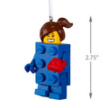 Keepsake LEGO® Ornament - Brick Suit Girl Minifigure Design
