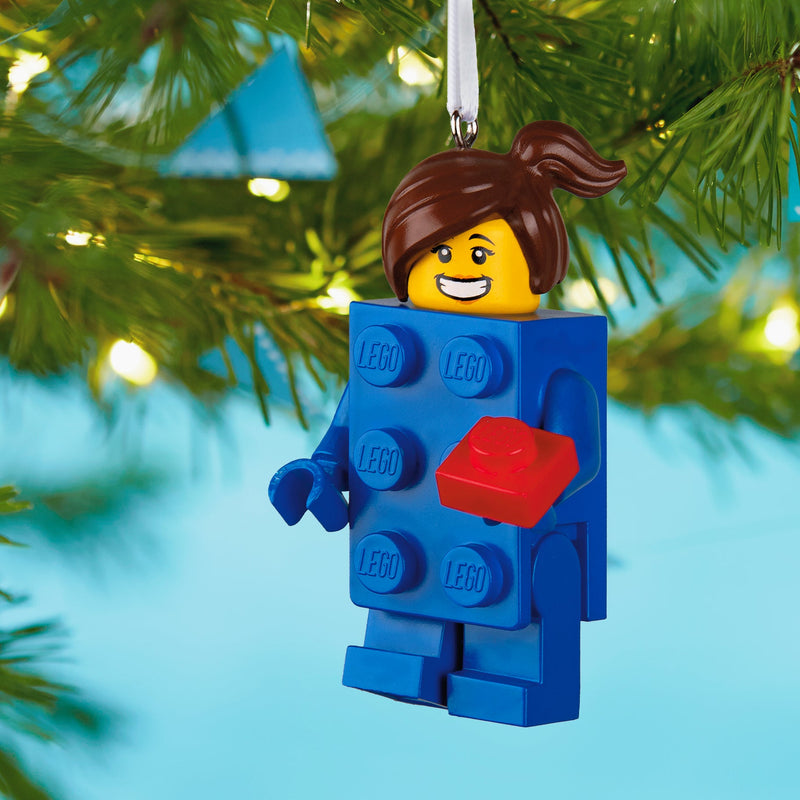 Keepsake LEGO® Ornament - Brick Suit Girl Minifigure Design