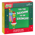 Multipack Kids Christmas Cards - Pack of 20 in 4 Fun Grinch Inspired Designs