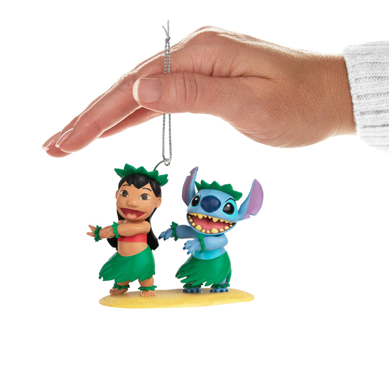 Keepsake Disney Hanging Ornament - Lilo & Stitch Dancing Design