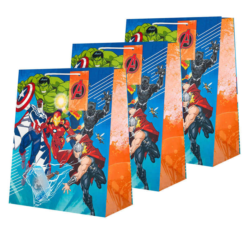 Any Occasion Large Gift Bag - Pack of 3 MARVEL Avengers Design