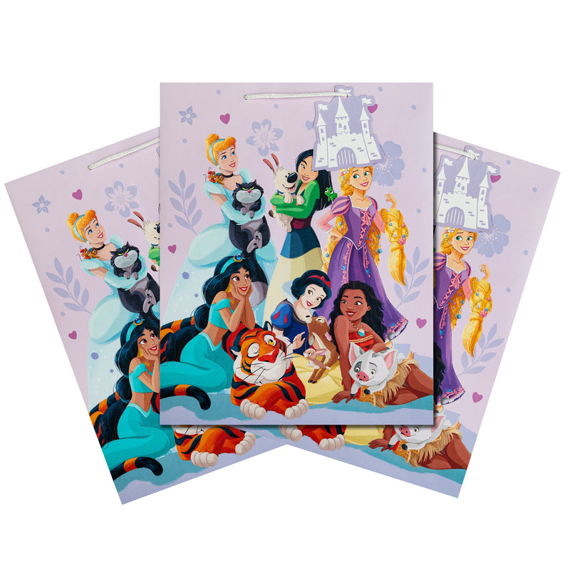 Any Occasion Large Gift Bag - Pack of 3 Disney Princesses Design