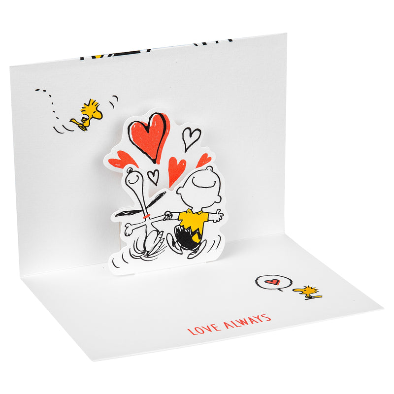 Pop-Up Any Occasion Card - 3D SNOOPY & Charlie Brown Pop-Up Design