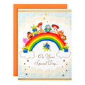 Pop-Up Birthday Card - 3D Toy Story Rainbow Pop-Up Design