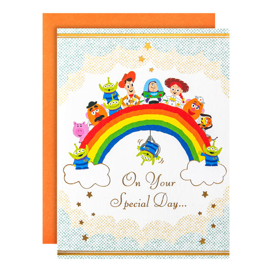 Pop-Up Birthday Card - 3D Toy Story Rainbow Pop-Up Design