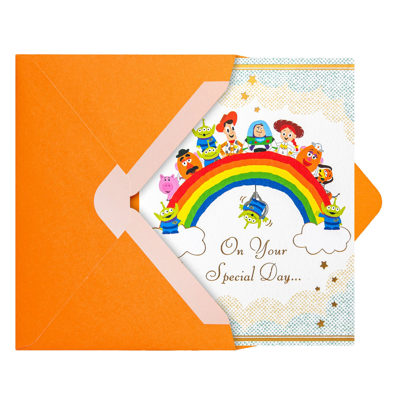 Pop-Up Birthday Card - 3D Toy Story Rainbow Pop-Up Design