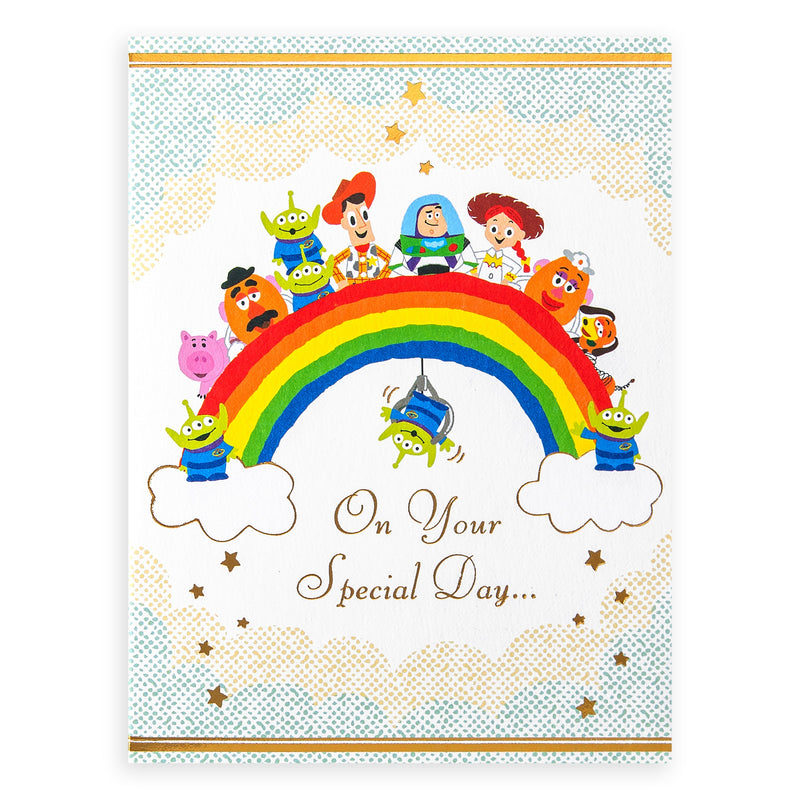 Pop-Up Birthday Card - 3D Toy Story Rainbow Pop-Up Design