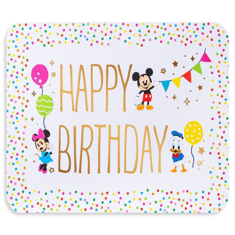 Pop-up Birthday Card - 3D Disney Mickey & Minnie Pop-Up Birthday Scene Design