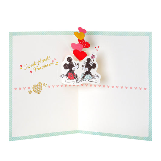 Pop-Up Valentine’s Day Card - 3D Disney Mickey & Minnie Pop-Up Design