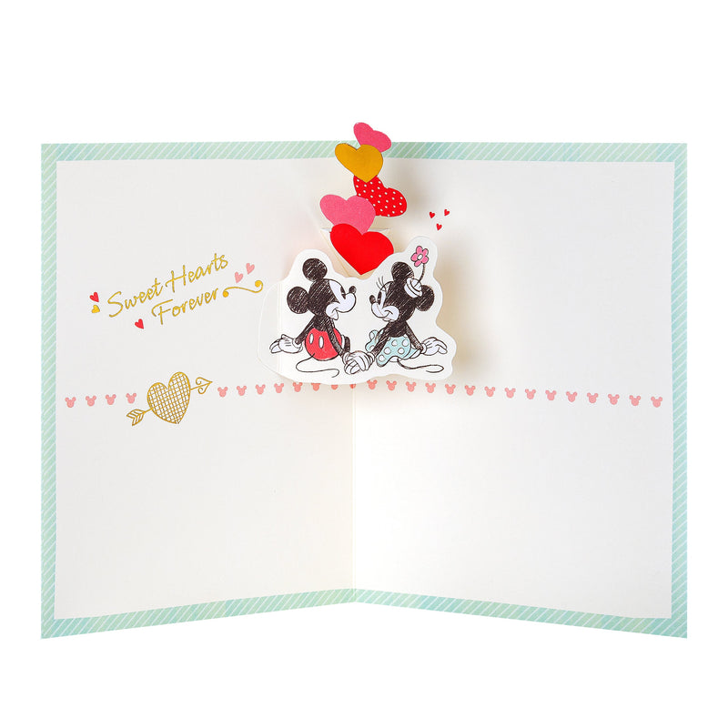 Pop-Up Valentine’s Day Card - 3D Disney Mickey & Minnie Pop-Up Design
