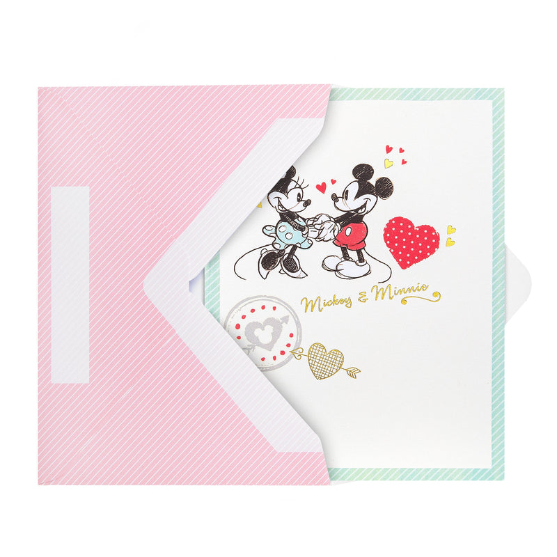 Pop-Up Valentine’s Day Card - 3D Disney Mickey & Minnie Pop-Up Design
