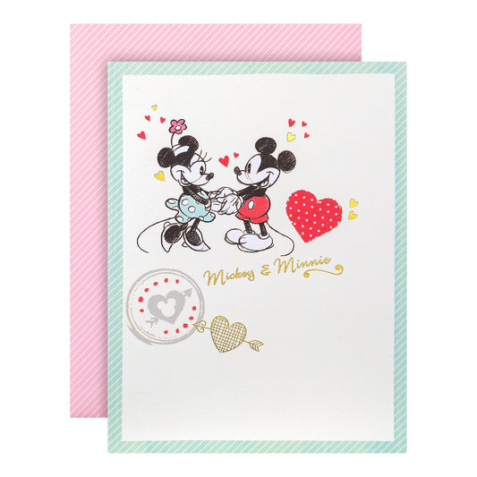 Pop-Up Valentine’s Day Card - 3D Disney Mickey & Minnie Pop-Up Design