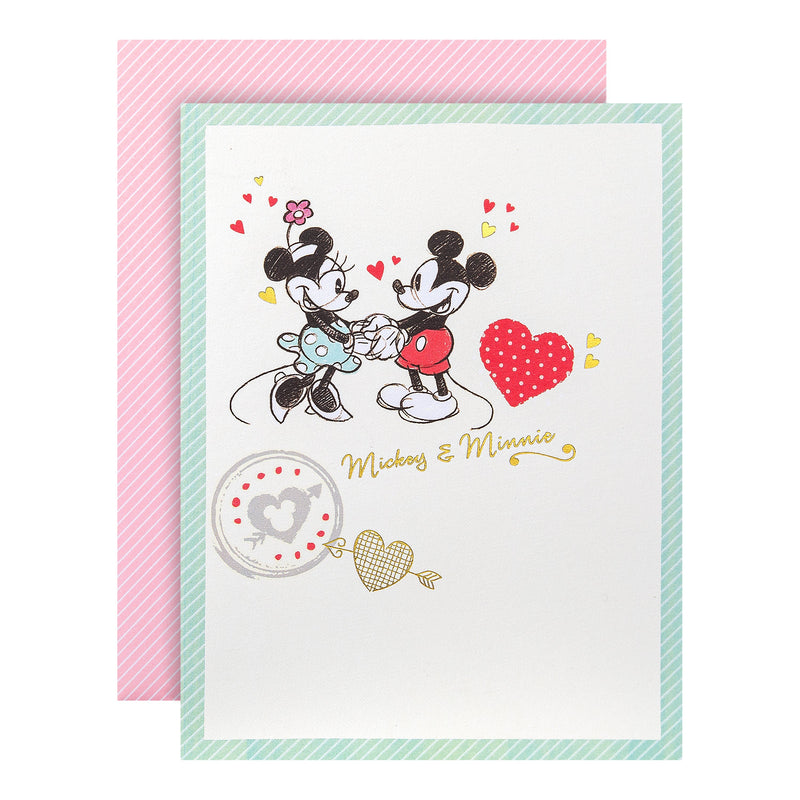 Pop-Up Valentine’s Day Card - 3D Disney Mickey & Minnie Pop-Up Design