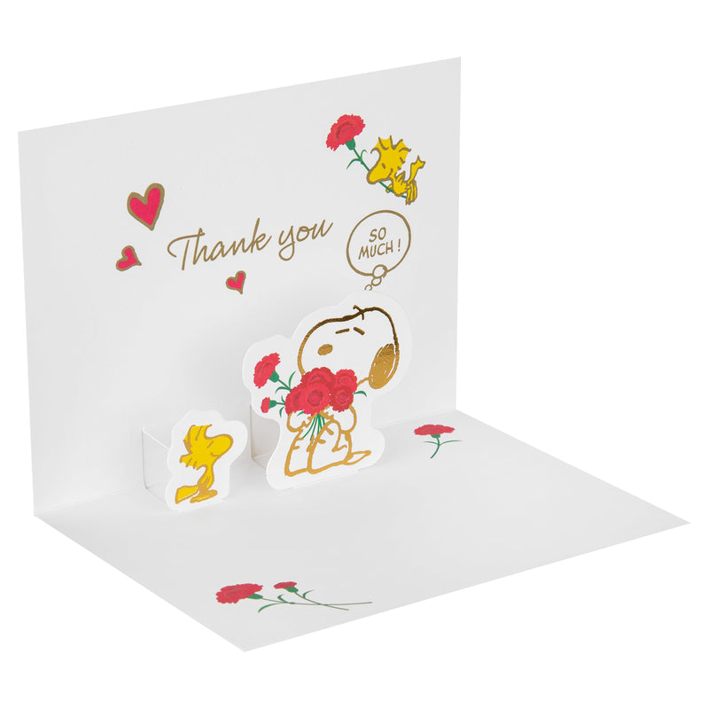 Pop-up Mother’s Day Card - 3D SNOOPY & WOODSTOCK Pop-Up Design