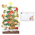 Pop-Up Christmas Card - 3D Pop-Up PEANUTS™ SNOOPY & WOODSTOCK Christmas Tree Design