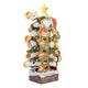 PEANUTS SNOOPY & WOODSTOCK Tree 3D Pop Up Christmas Card