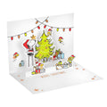 Pop-Up Christmas Card - 3D Pop-Up PEANUTS™ SNOOPY & WOODSTOCK Tree Decorating Scene