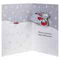 Pop-Up Christmas Card - 3D Pop-Up PEANUTS™ SNOOPY Card, SNOOPY Tobogganing Scene