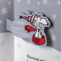 Pop-Up Christmas Card - 3D Pop-Up PEANUTS™ SNOOPY Card, SNOOPY Tobogganing Scene