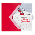 Pop-Up Christmas Card - 3D Pop-Up PEANUTS™ SNOOPY Card, SNOOPY Tobogganing Scene