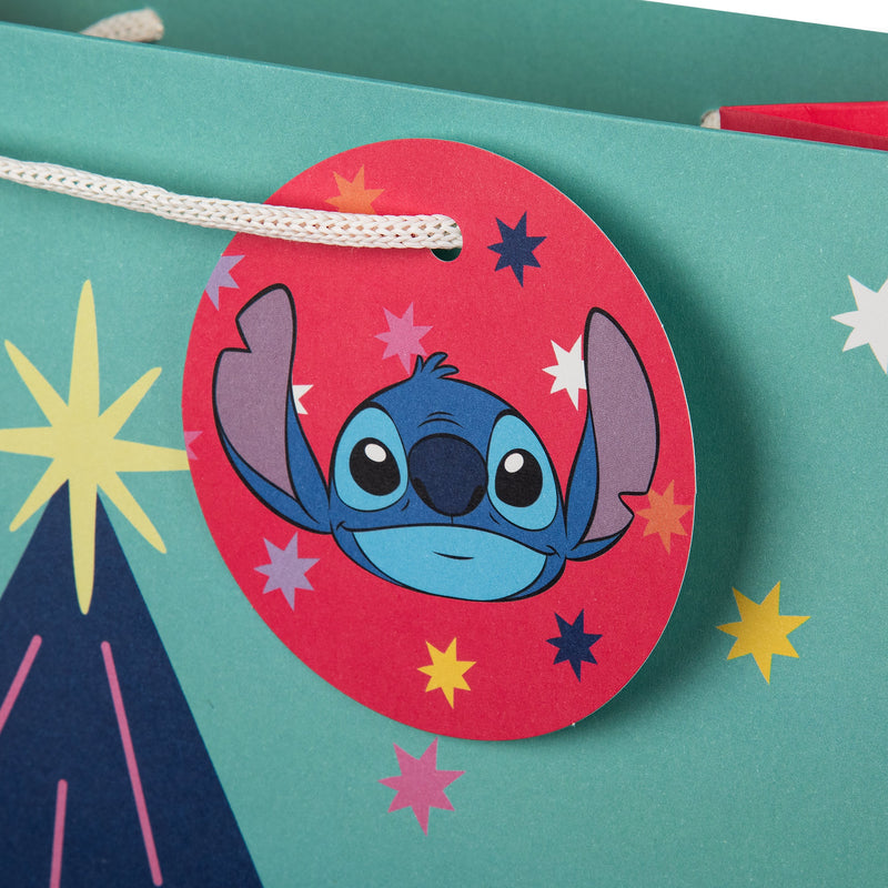 Disney Stitch Large Christmas Gift Bags - Pack of 3 in 1 Design
