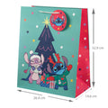 Disney Stitch Large Christmas Gift Bags - Pack of 3 in 1 Design