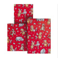 12M Disney Winnie the Pooh Christmas Wrapping Paper Multipack - 3 x 4M Rolls