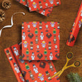 12M LEGO® Minifigure Christmas Wrapping Paper Multipack - 3 x 4M Rolls