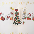 Classic PEANUTS™ SNOOPY & WOODSTOCK Wreath Design 3D Pop-Up Christmas Card