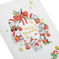 Classic PEANUTS™ SNOOPY & WOODSTOCK Wreath Design 3D Pop-Up Christmas Card