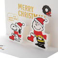 Vintage PEANUTS™ SNOOPY, WOODSTOCK & Charlie Brown 'Together' 3D Pop-Up Christmas Card