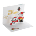 Vintage PEANUTS™ SNOOPY, WOODSTOCK & Charlie Brown 'Together' 3D Pop-Up Christmas Card