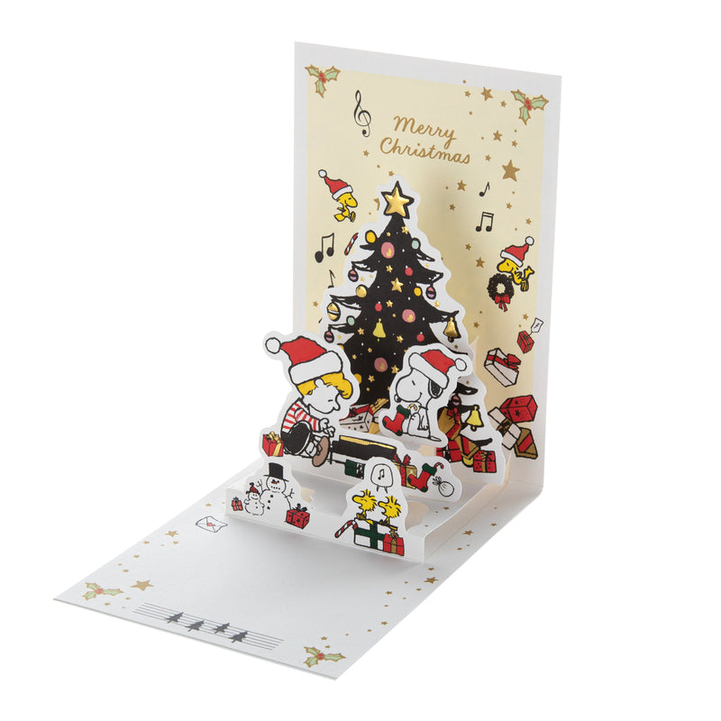 Classic PEANUTS™ SNOOPY & WOODSTOCK Christmas Tree Design Christmas Card