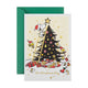 PEANUTS SNOOPY & WOODSTOCK Tree Christmas Card