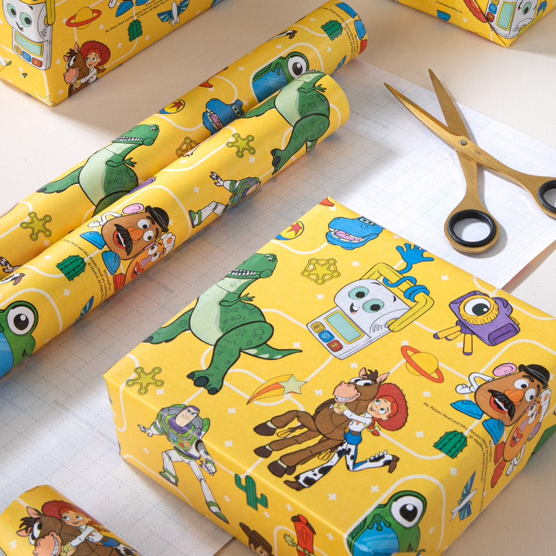 12m Disney Pixar Toy Story 5 Wrapping Paper Multipack - 3 x 4m Rolls