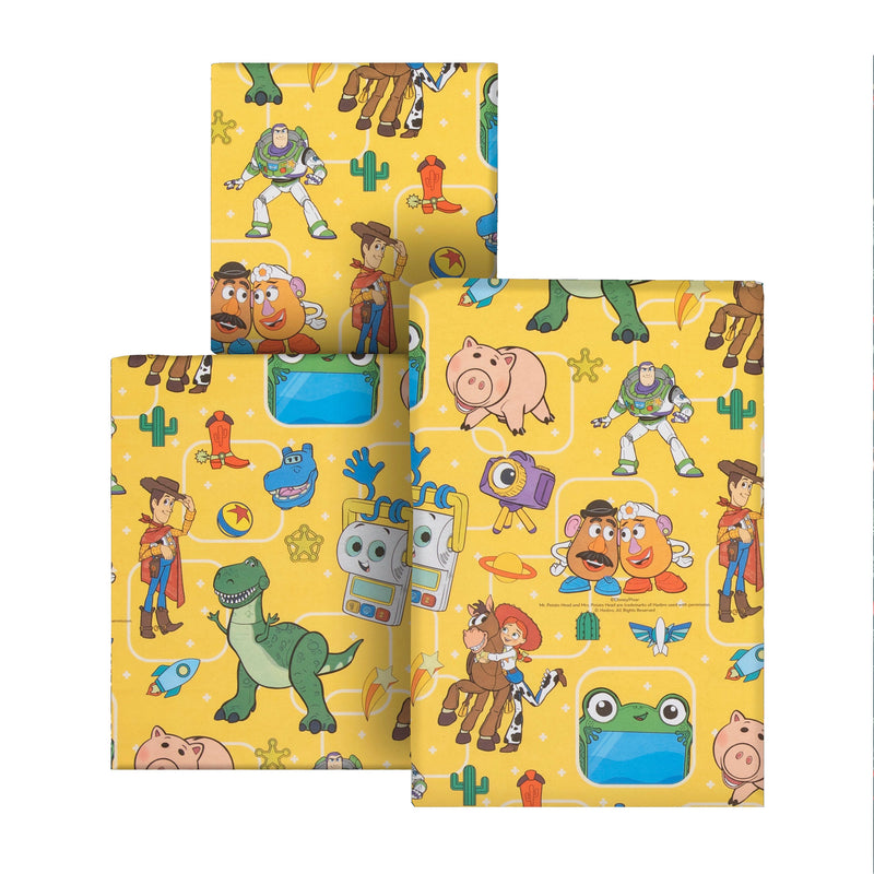 12m Disney Pixar Toy Story 5 Wrapping Paper Multipack - 3 x 4m Rolls