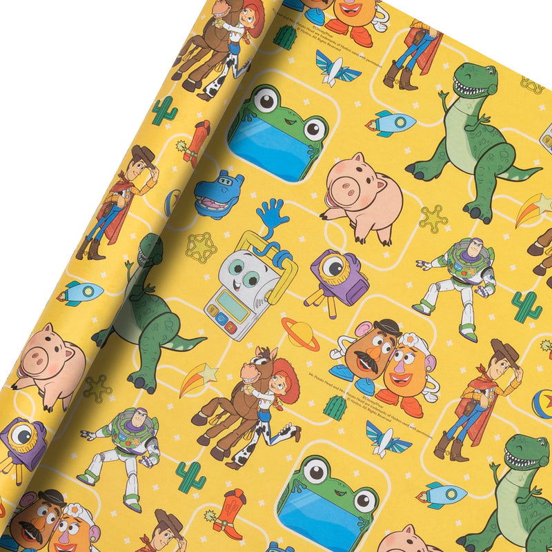 12m Disney Pixar Toy Story 5 Wrapping Paper Multipack - 3 x 4m Rolls