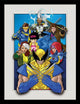Marvel Comics X-Men Characters Breakout 3D Effect Framed 30 x 40 cm Print