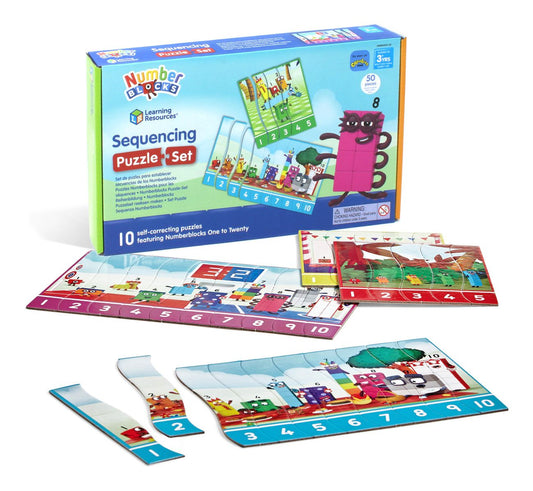 Numberblocks Sequencing Puzzle Set - Image
