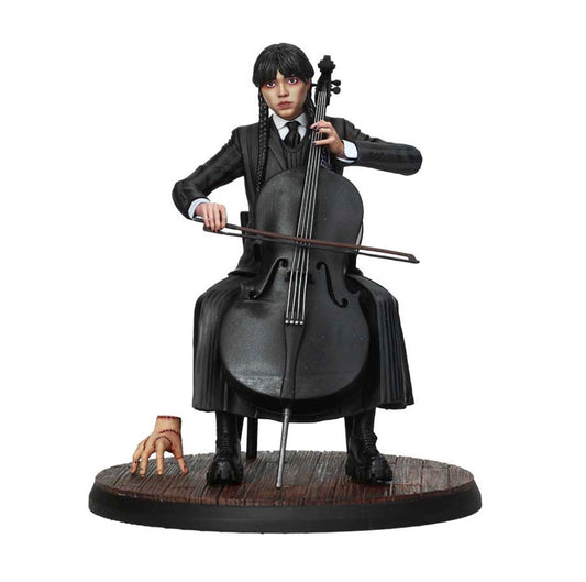 Wednesday - Wednesday With Cello 15CM Pvc Figure (Addams Family Netflix)