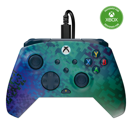 Turtle Beach Rematch Advanced Wired Controller Glitch Green for Xbox Series X