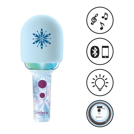 Disney Frozen Bluetooth Karaoke Speaker & 1 Wireless Microphone