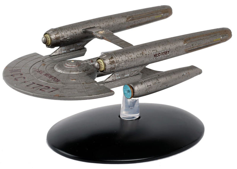 U.S.S. Newton NCC-1727 (Newton-type) Model Diecast Ship BONUS ISSUE (Eaglemoss / Star Trek), rear view