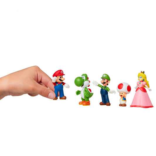 Mario & Friends- 2.5" 5 Figure Boxset - Image